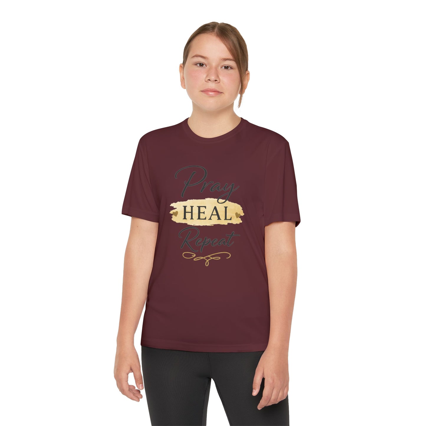 Beten Heilen Wiederholen T-Shirt für Jugendliche