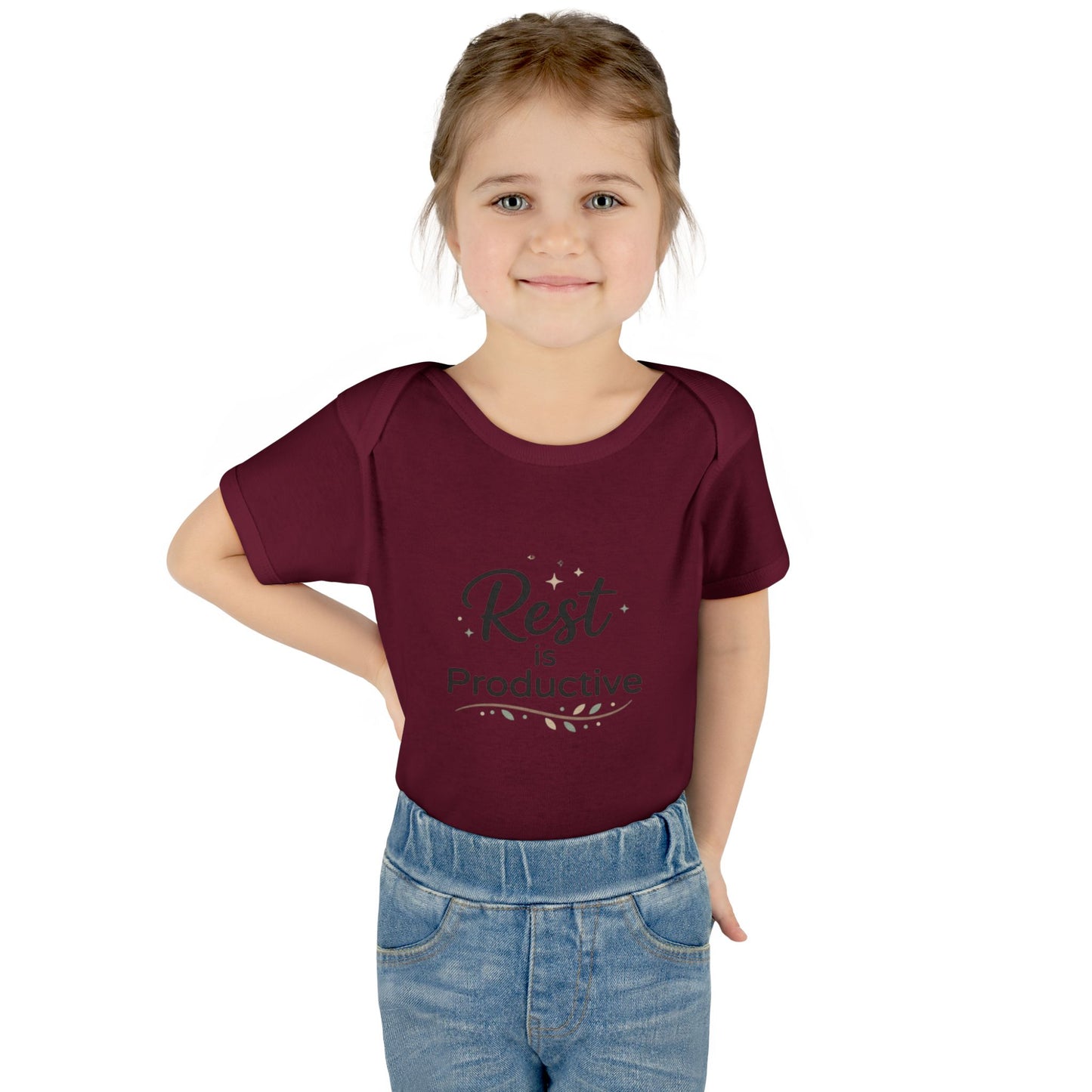 Baby-Body "Rest is Productive" – Baby-Strampler, niedliches, positives Geschenk für müde Babys