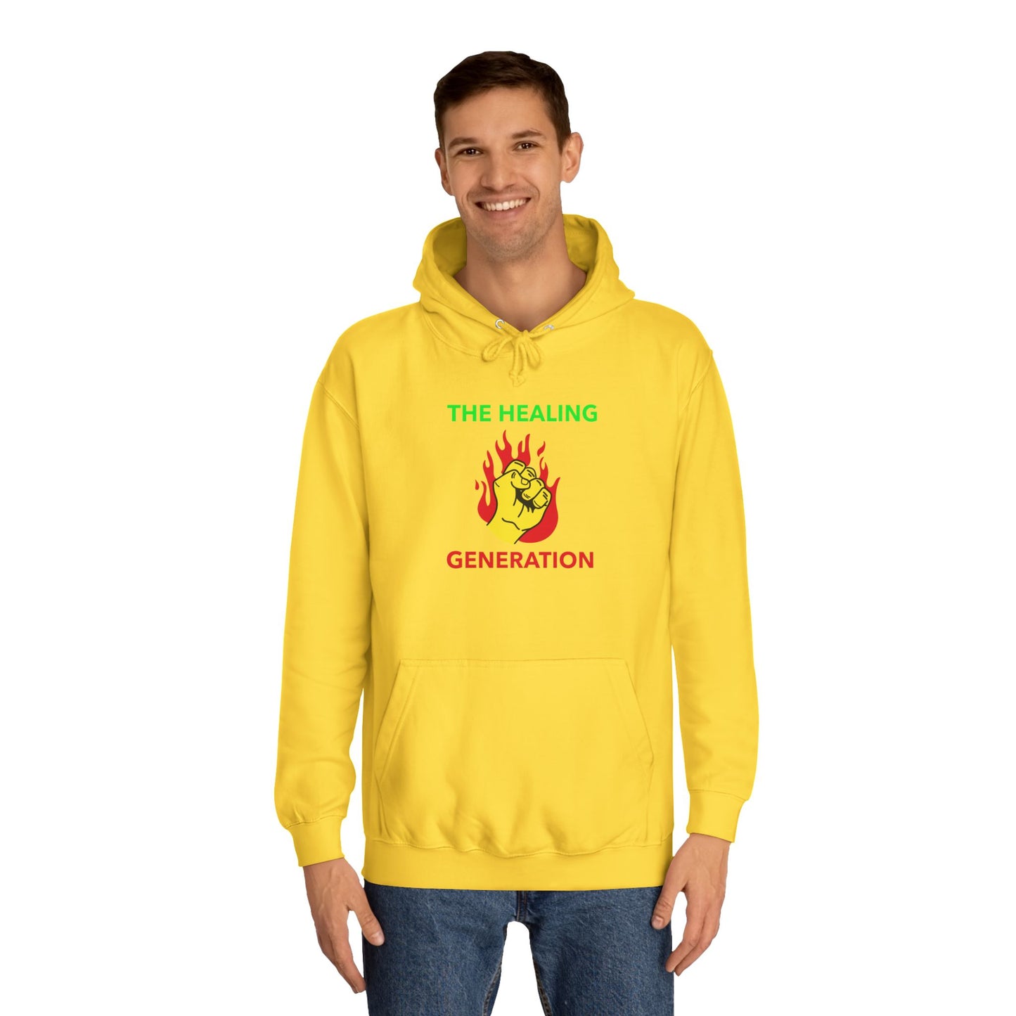 Unisex College Hoodie — Bold Colors Edition