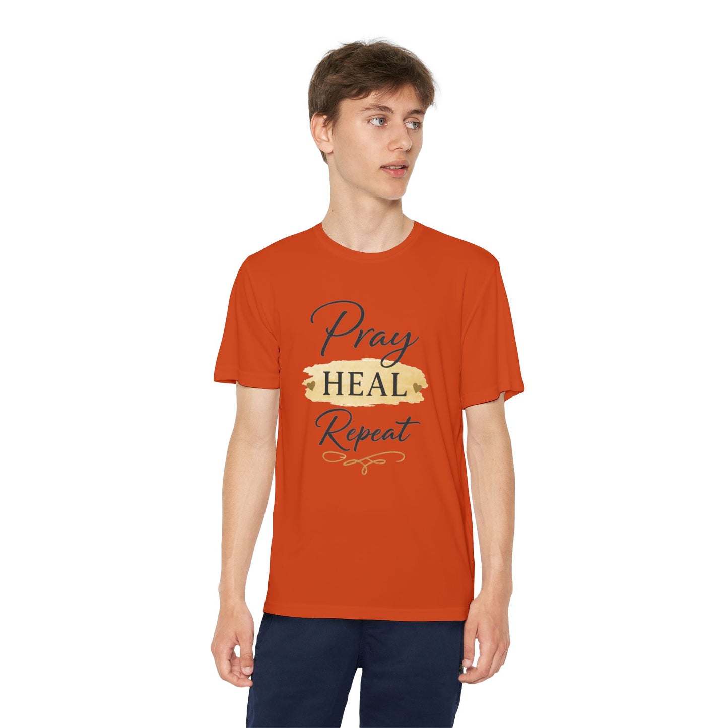 Beten Heilen Wiederholen T-Shirt für Jugendliche