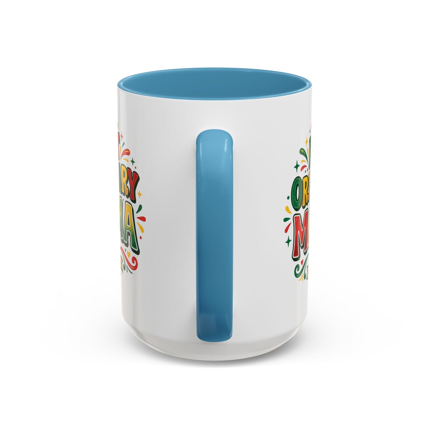 Accent Coffee Mug — "Not an ORDINARY MAMA" Ceramic Mom Coffee Cup (11/15 oz)