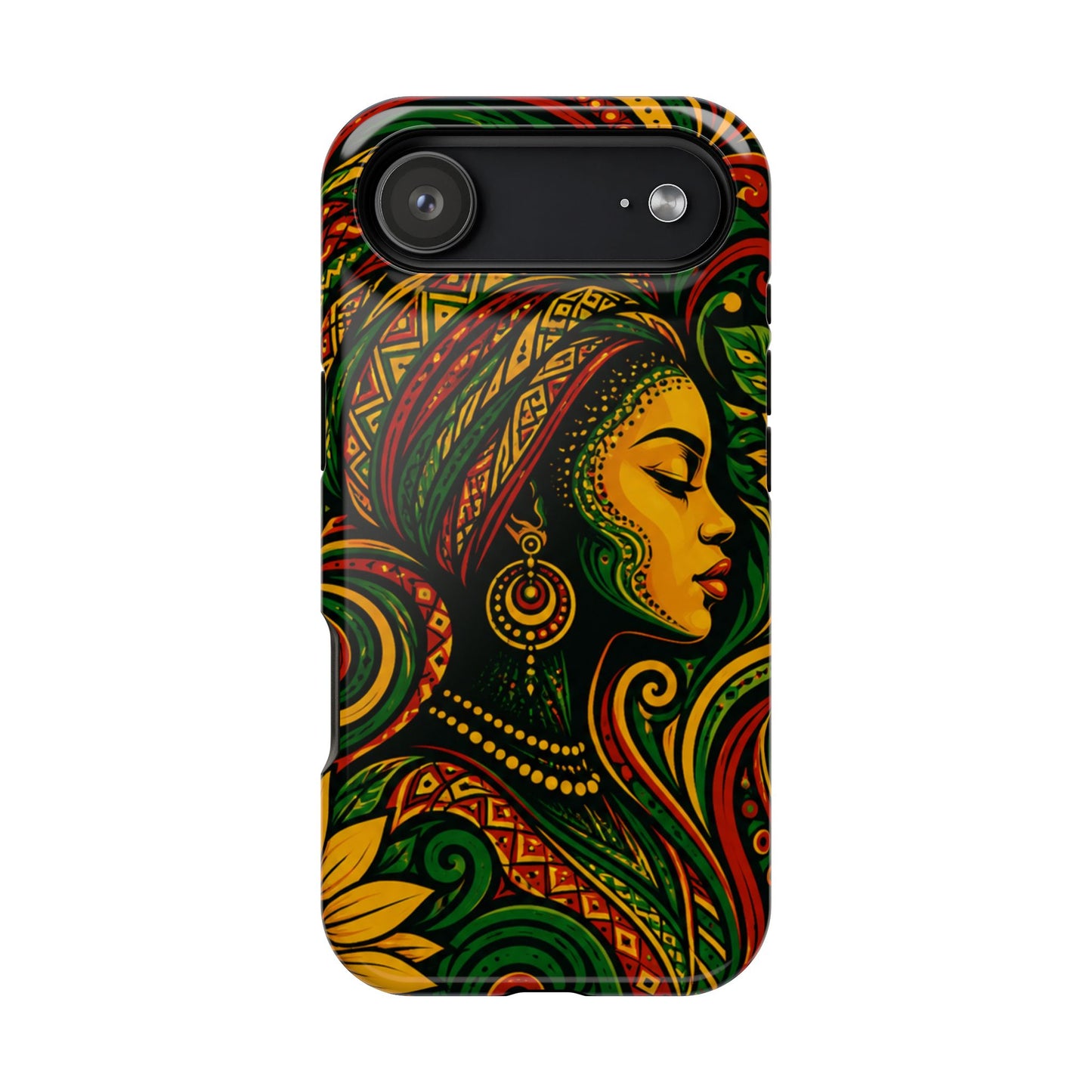 Afrocentric Rasta Woman Magnetic Impact-Resistant Phone Case