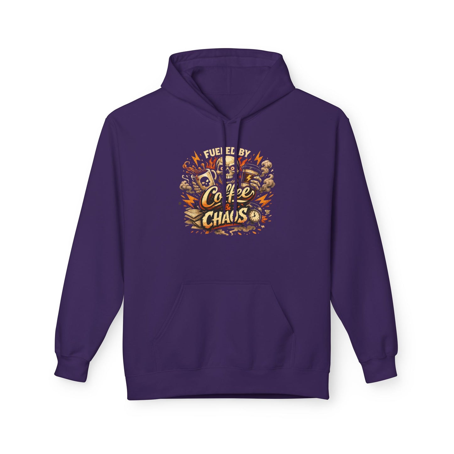 Fueled by Coffee and Chaos Hoodie