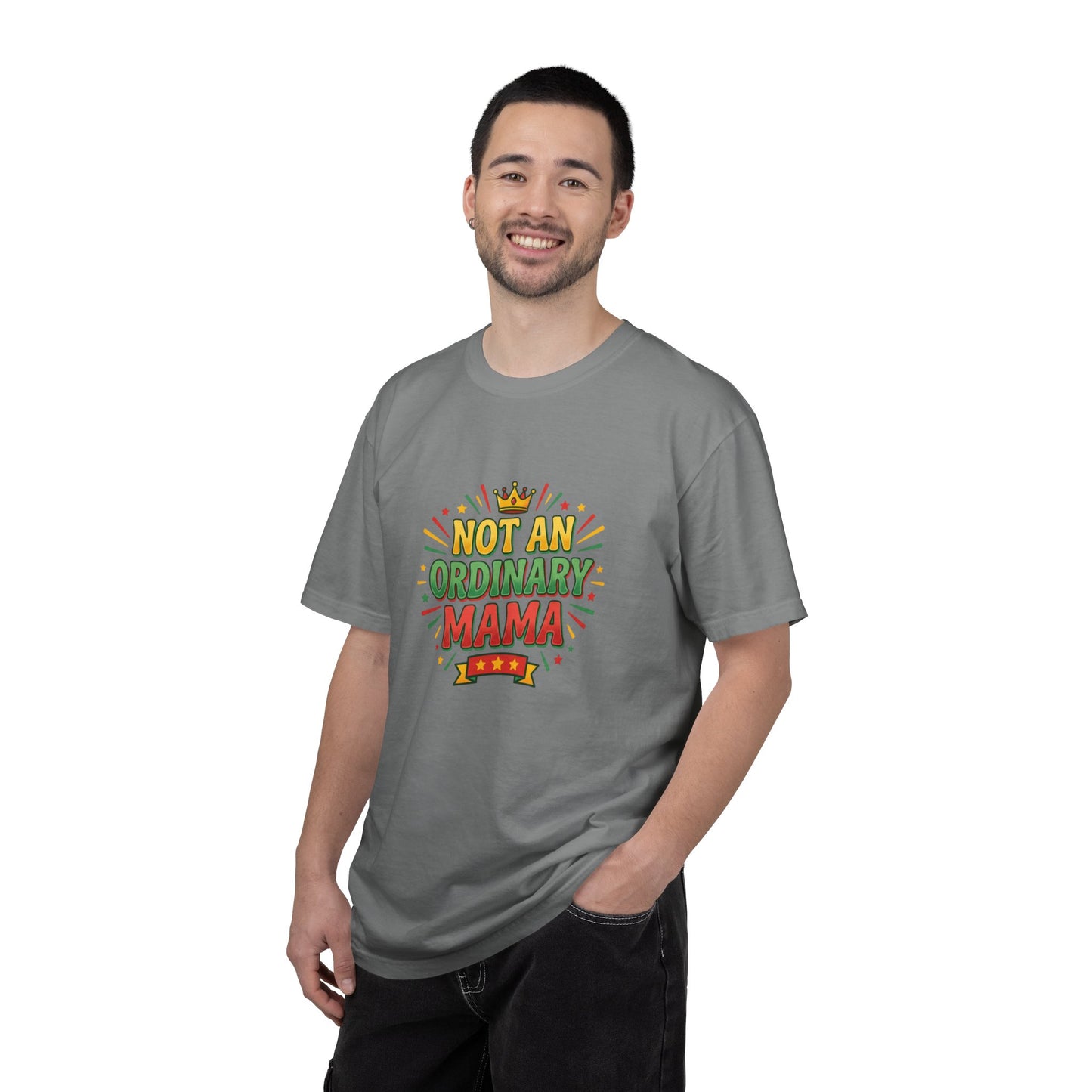 NOT AN ORDINARY MAMA T-Shirt — Bold Mom Statement Tee
