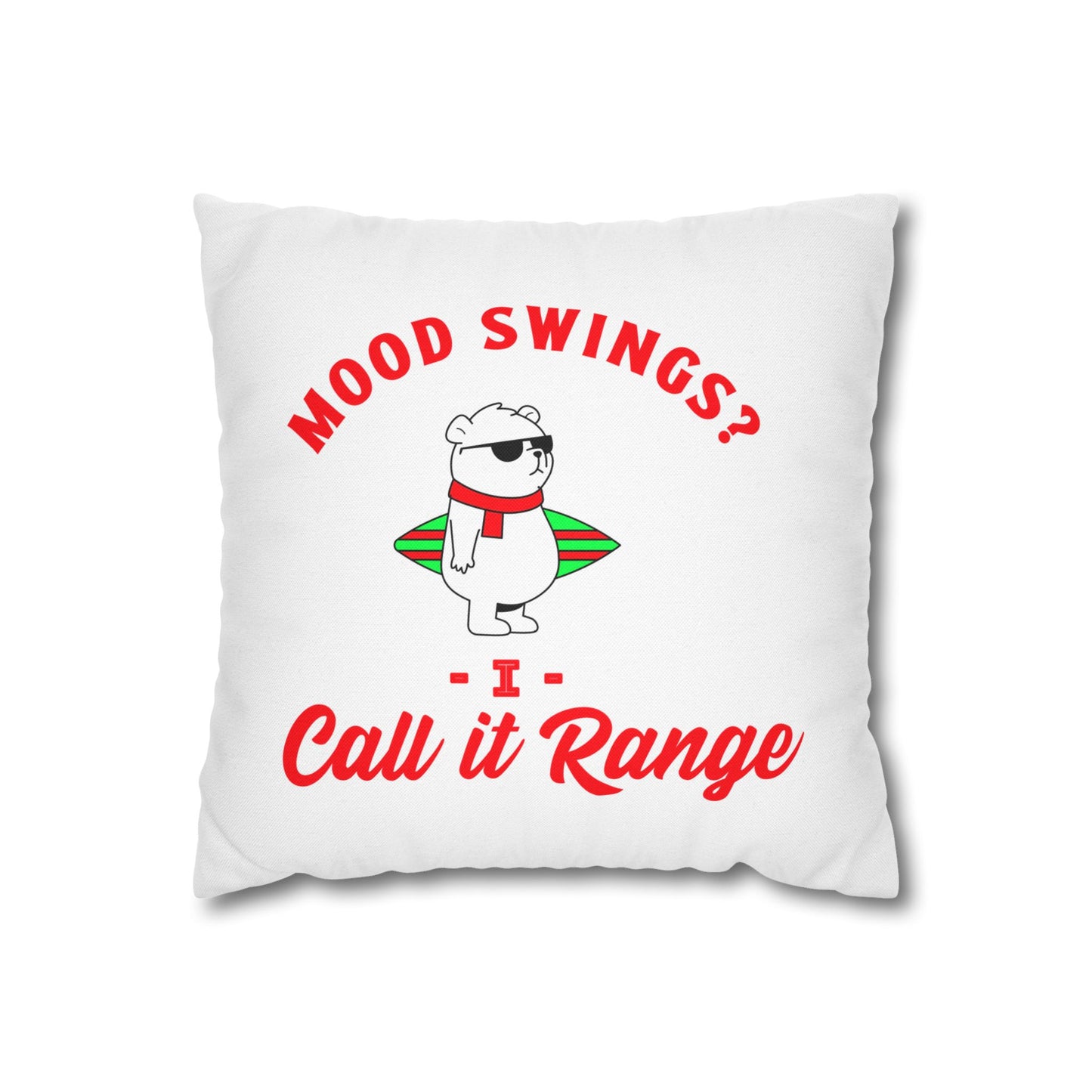 Spun Polyester Square Pillowcase