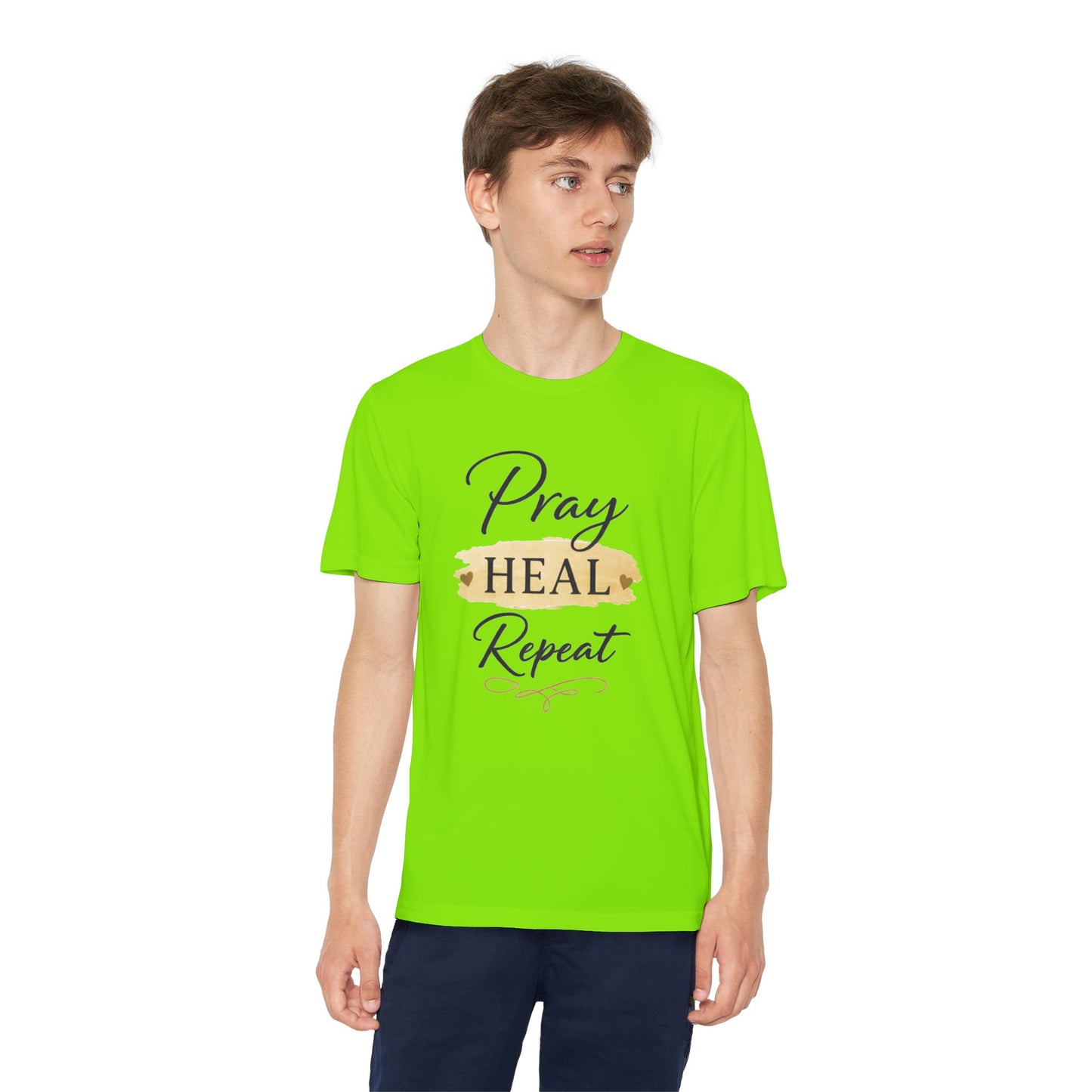 Beten Heilen Wiederholen T-Shirt für Jugendliche