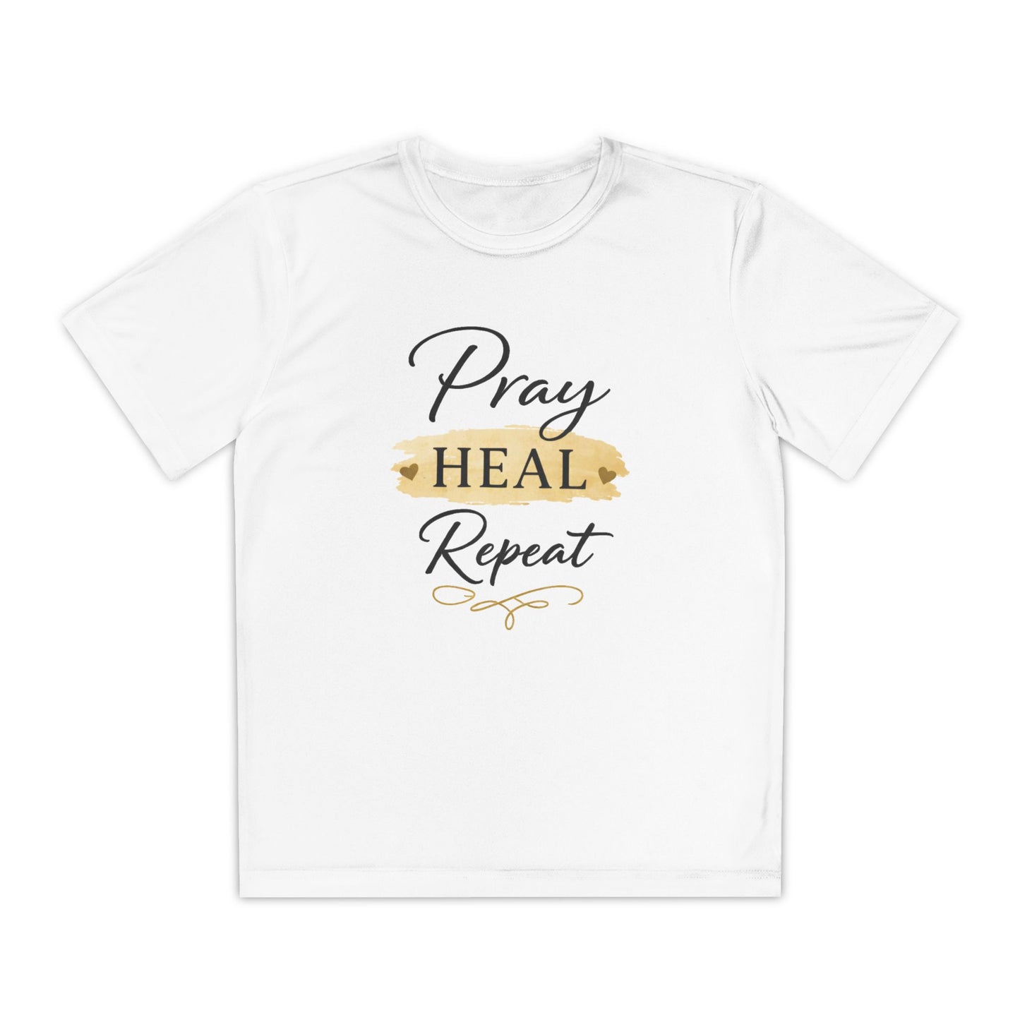 Beten Heilen Wiederholen T-Shirt für Jugendliche