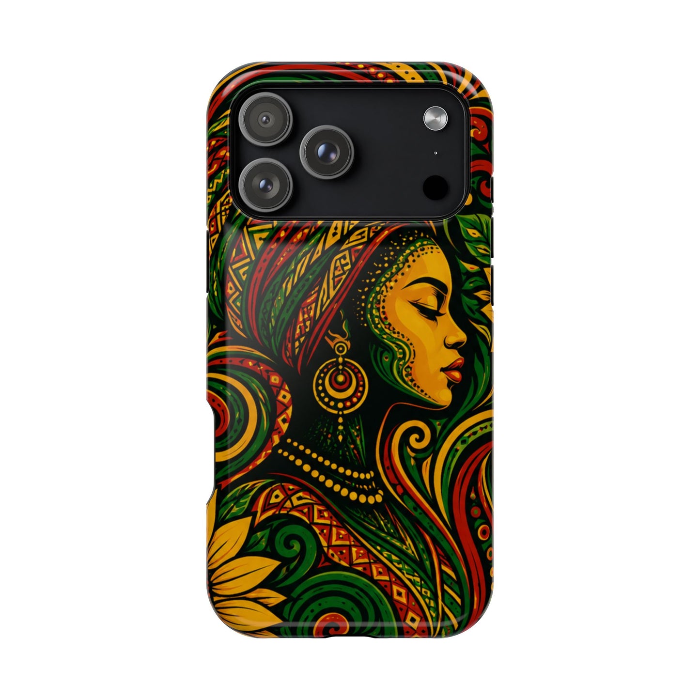 Afrocentric Rasta Woman Magnetic Impact-Resistant Phone Case