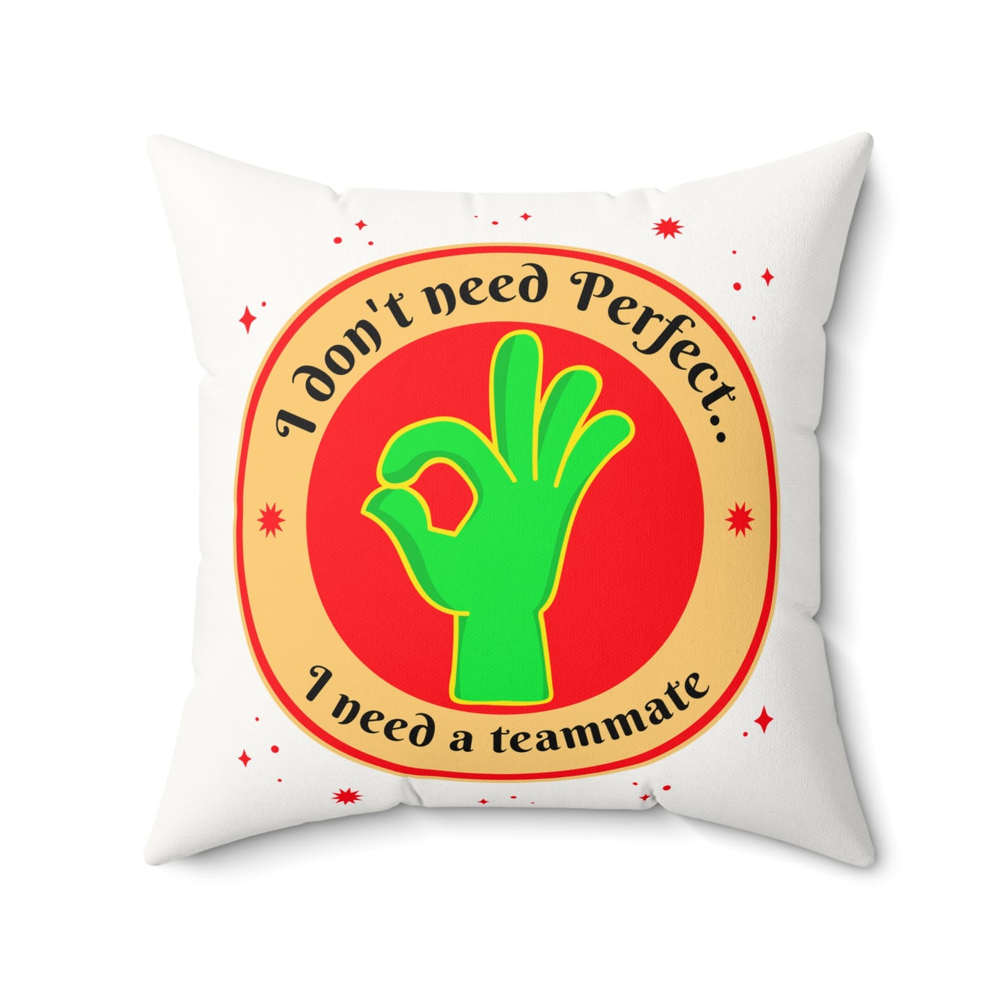 Faux Suede Square Pillow