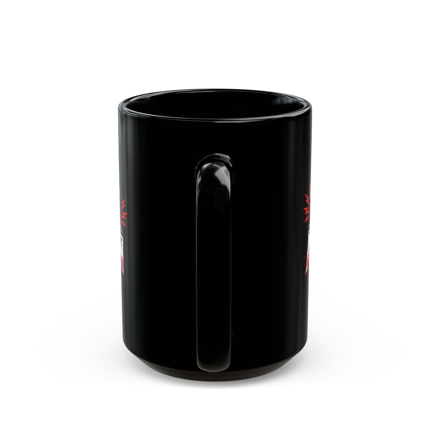 Less Talk More Action Black Mug — 11oz & 15oz Coffee Cup