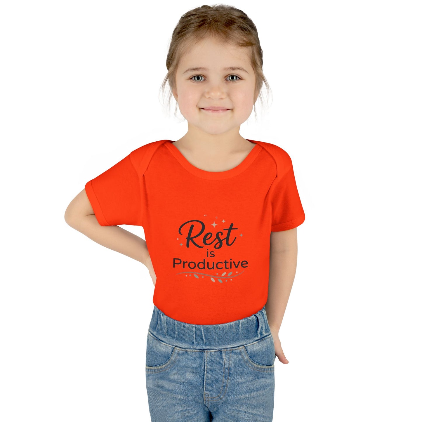 Baby-Body "Rest is Productive" – Baby-Strampler, niedliches, positives Geschenk für müde Babys