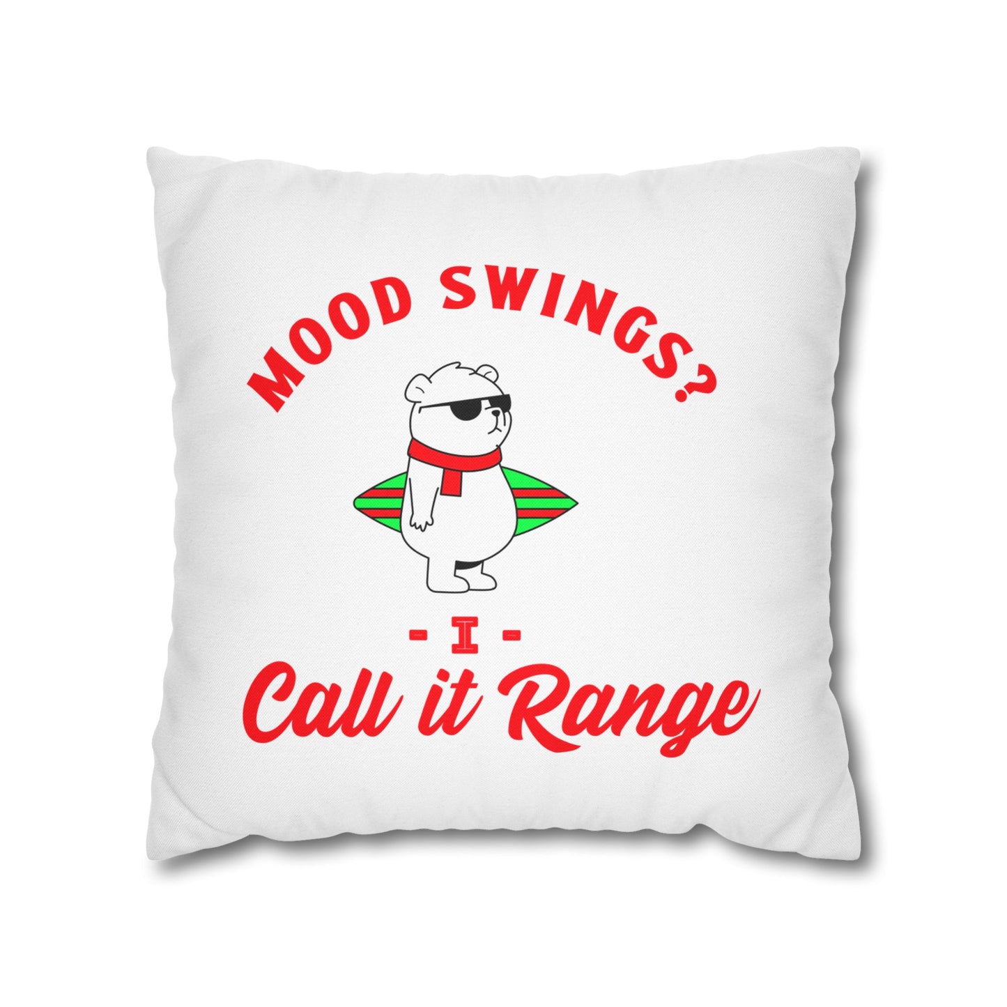 Spun Polyester Square Pillowcase