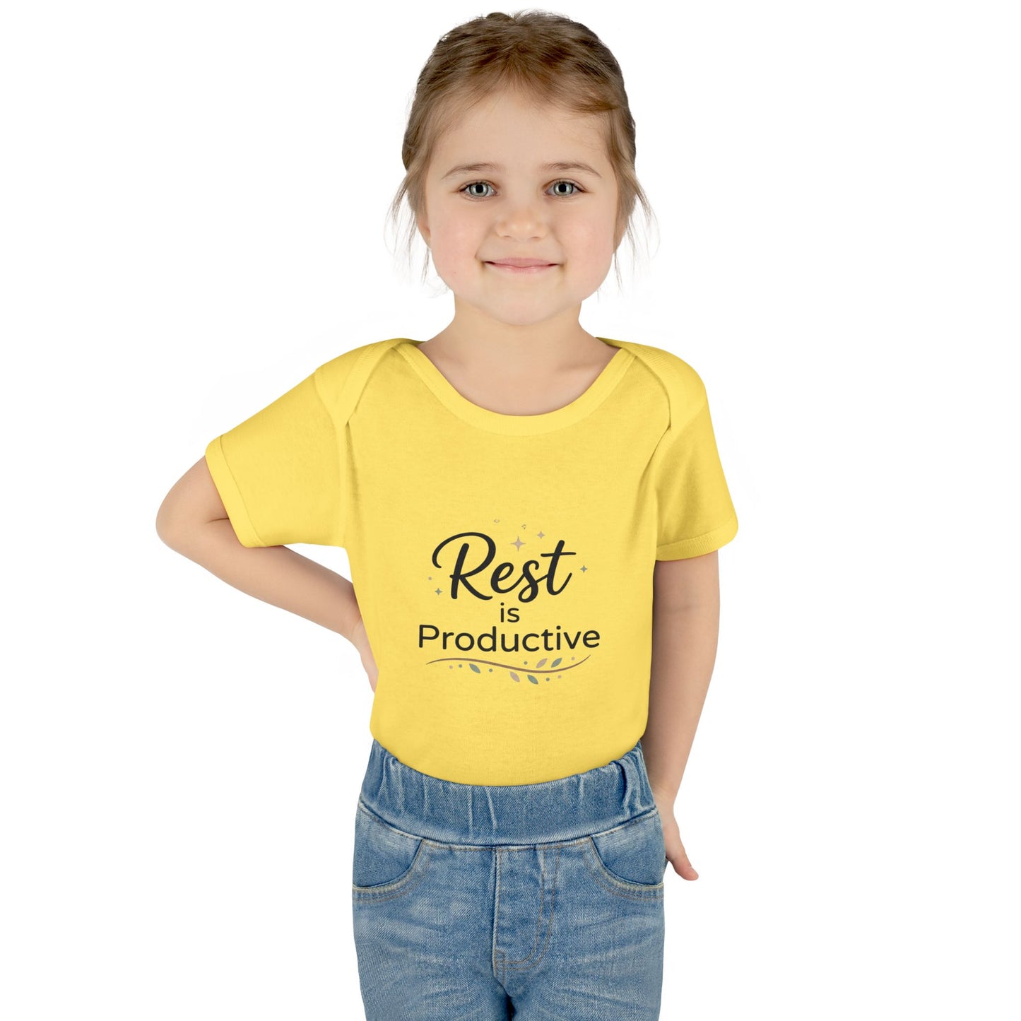 Baby-Body "Rest is Productive" – Baby-Strampler, niedliches, positives Geschenk für müde Babys