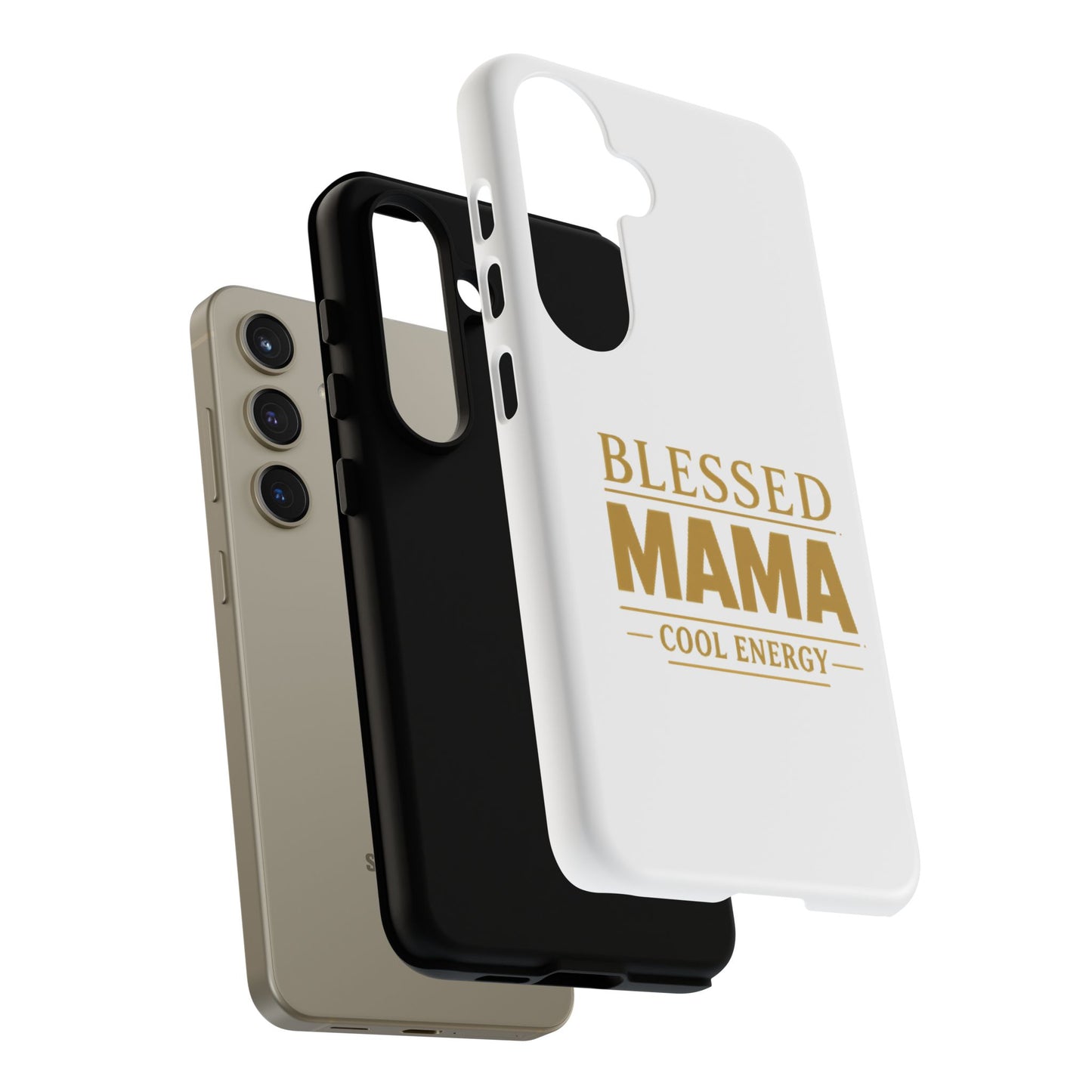 Blessed Mama Tough Case — "BLESSED MAMA COOL ENERGY" Phone Case