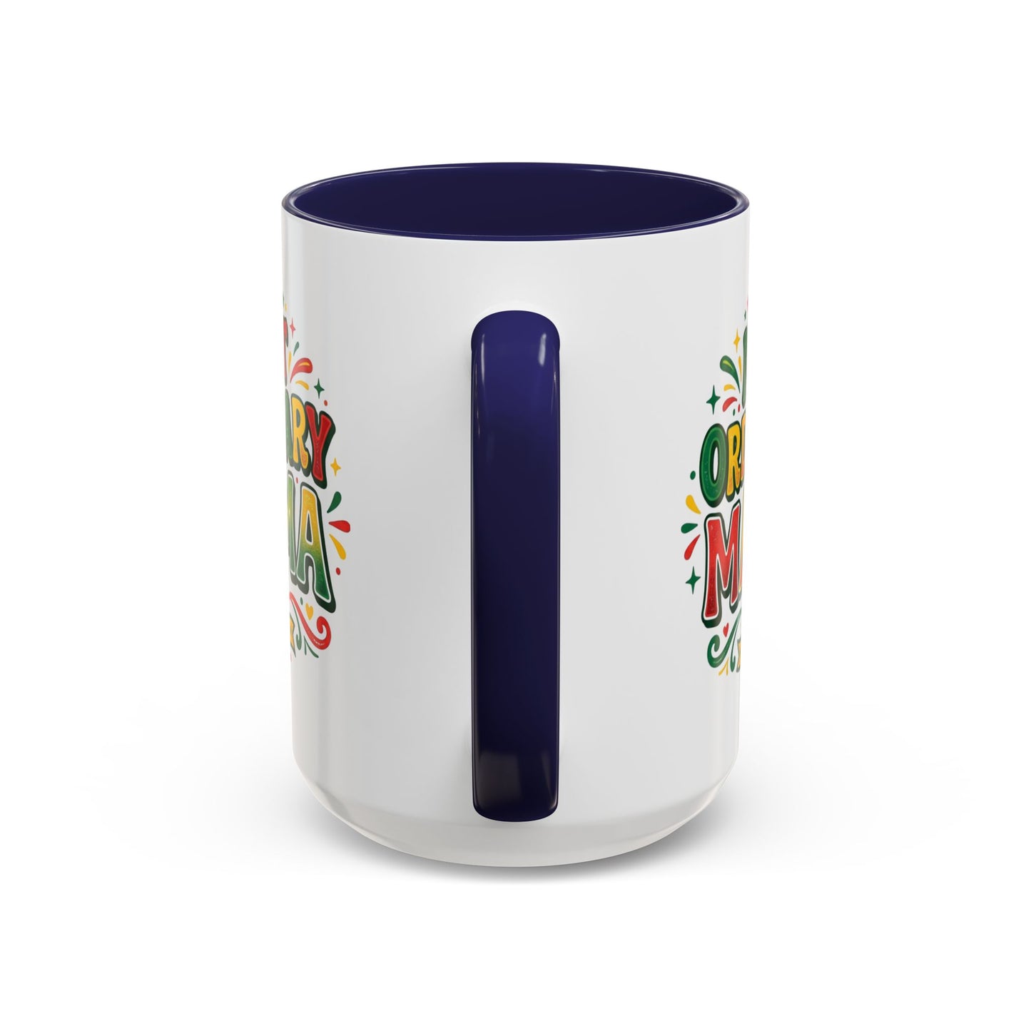 Accent Coffee Mug — "Not an ORDINARY MAMA" Ceramic Mom Coffee Cup (11/15 oz)