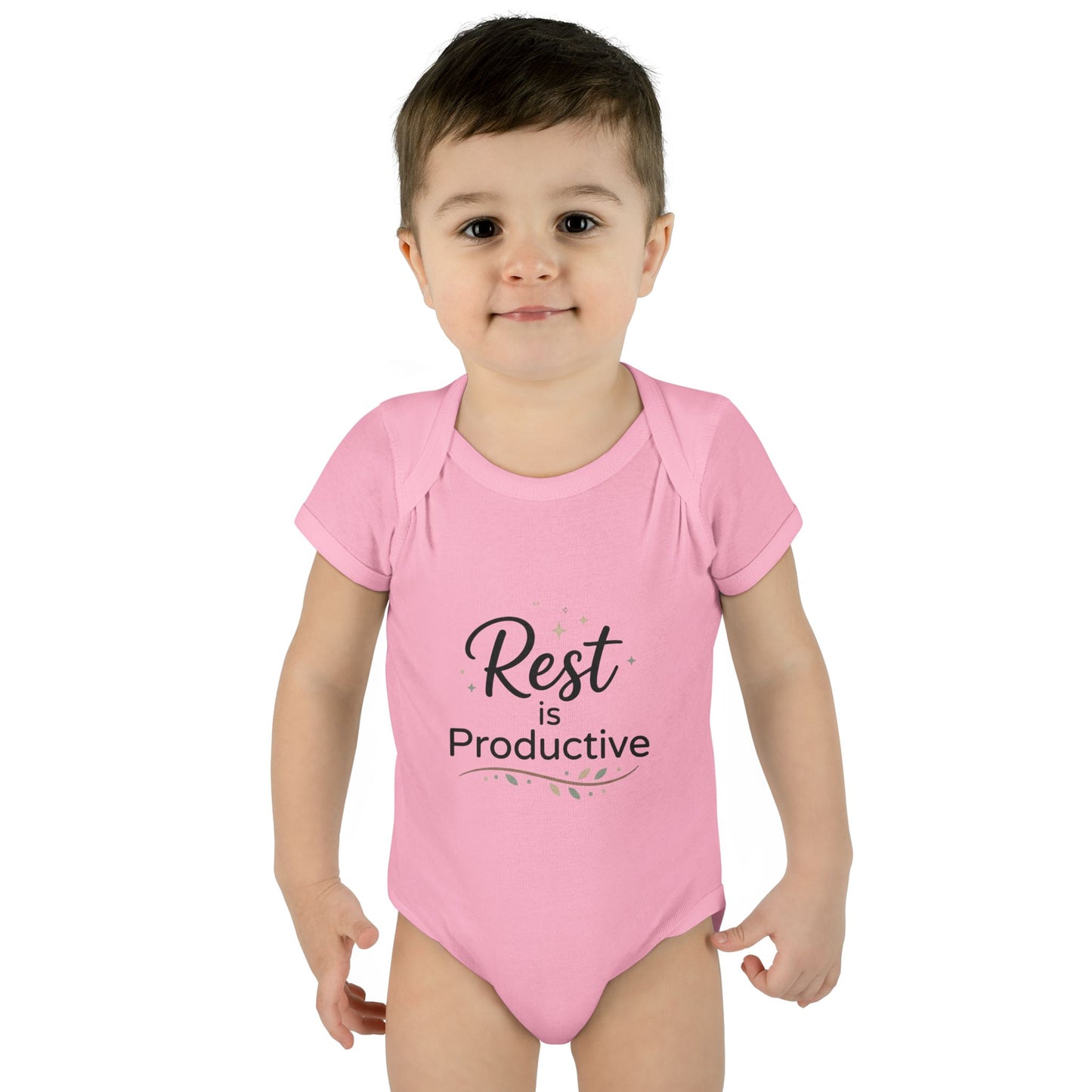 Baby-Body "Rest is Productive" – Baby-Strampler, niedliches, positives Geschenk für müde Babys