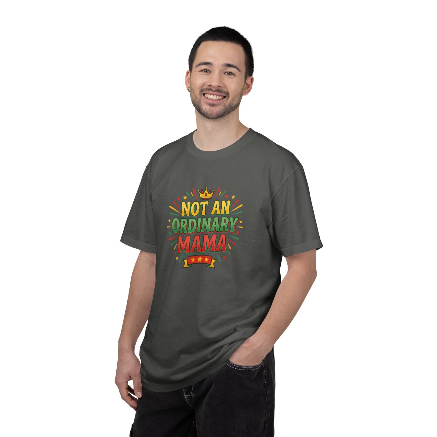 NOT AN ORDINARY MAMA T-Shirt — Bold Mom Statement Tee