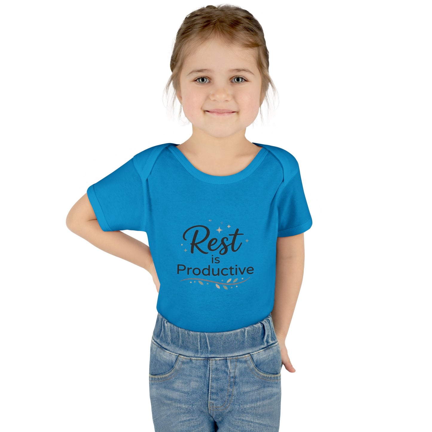Baby-Body "Rest is Productive" – Baby-Strampler, niedliches, positives Geschenk für müde Babys