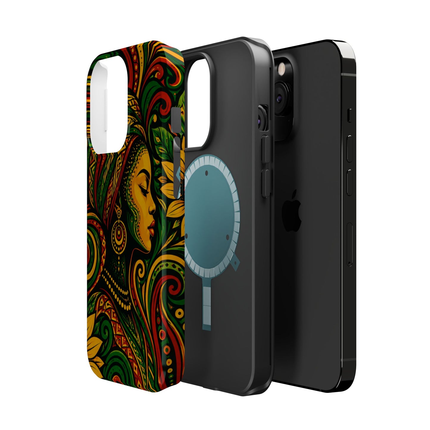 Afrocentric Rasta Woman Magnetic Impact-Resistant Phone Case