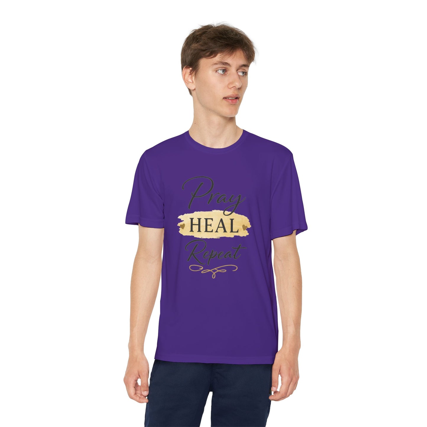 Beten Heilen Wiederholen T-Shirt für Jugendliche