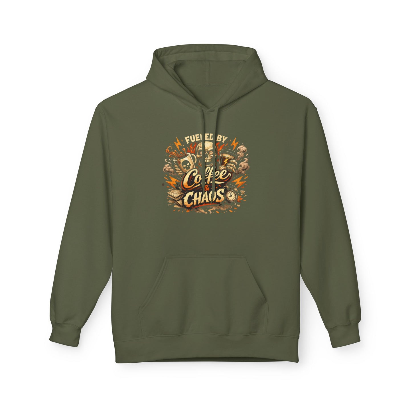 Fueled by Coffee and Chaos Hoodie
