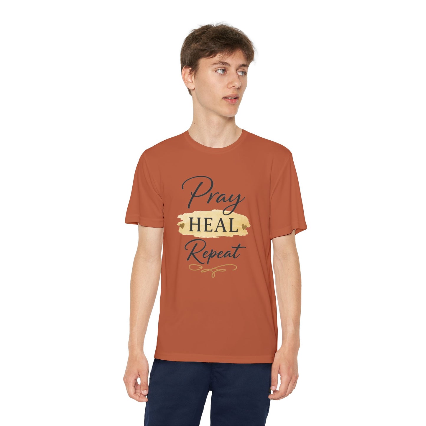 Beten Heilen Wiederholen T-Shirt für Jugendliche