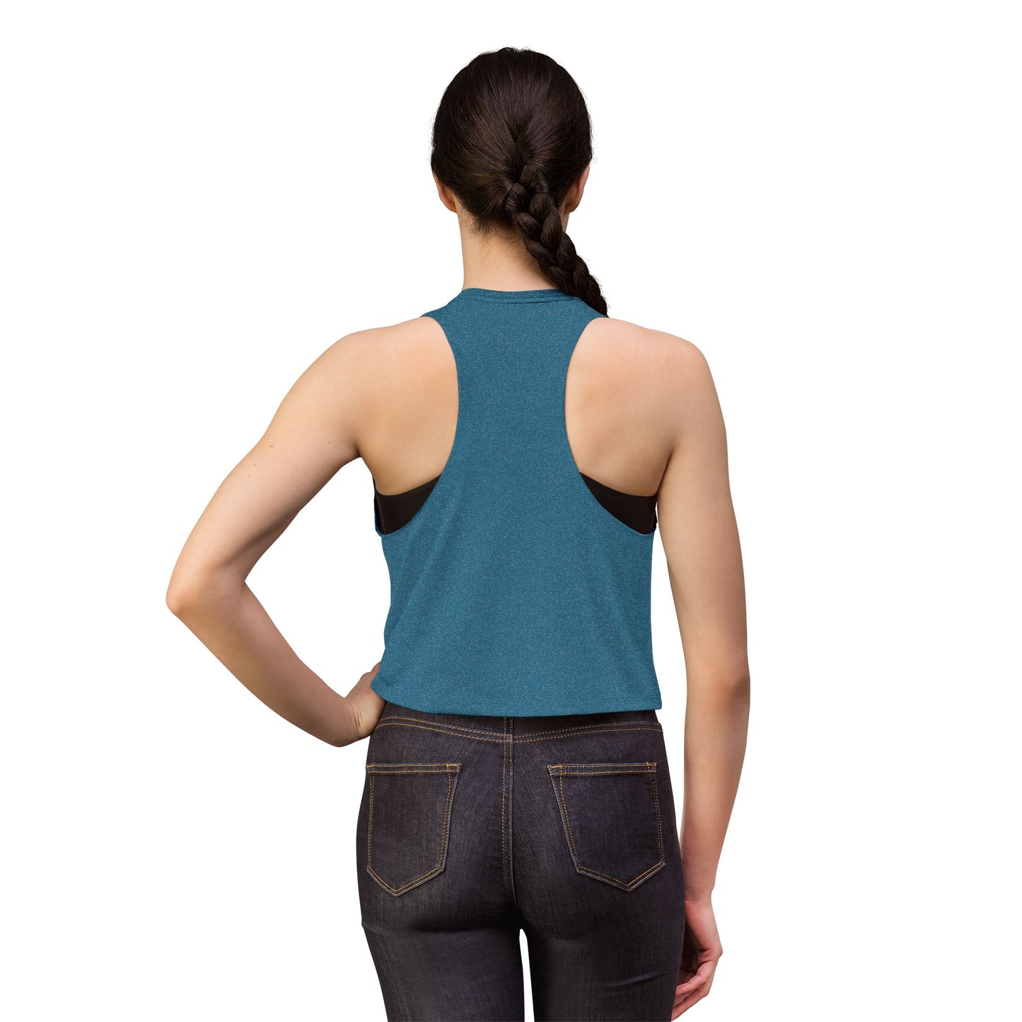 Damen Crop Top — „Kinder großzuziehen ist schwer, aber ich mach’s trotzdem“ Mama Humor