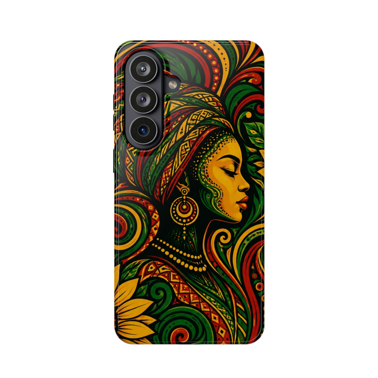 Afrocentric Rasta Woman Magnetic Impact-Resistant Phone Case