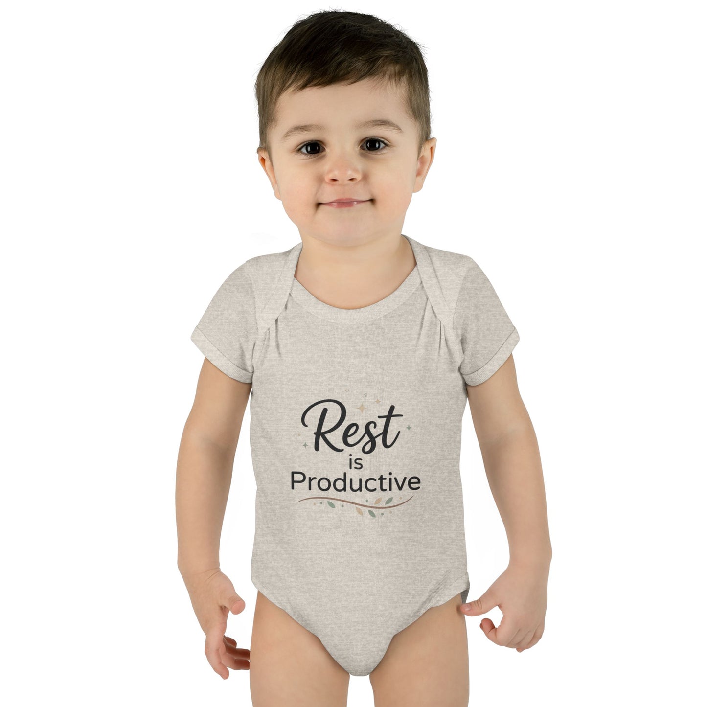 Baby-Body "Rest is Productive" – Baby-Strampler, niedliches, positives Geschenk für müde Babys
