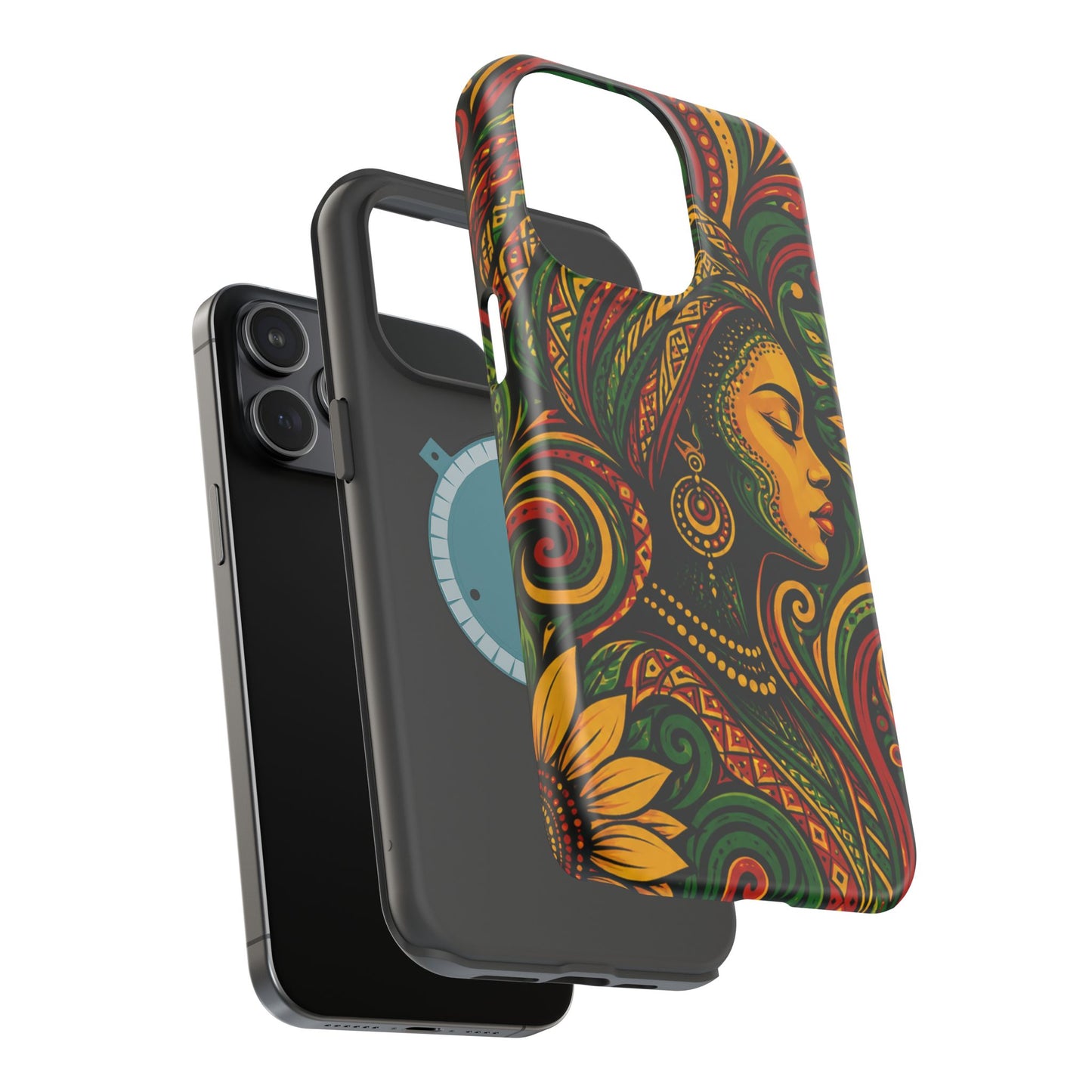 Afrocentric Rasta Woman Magnetic Impact-Resistant Phone Case