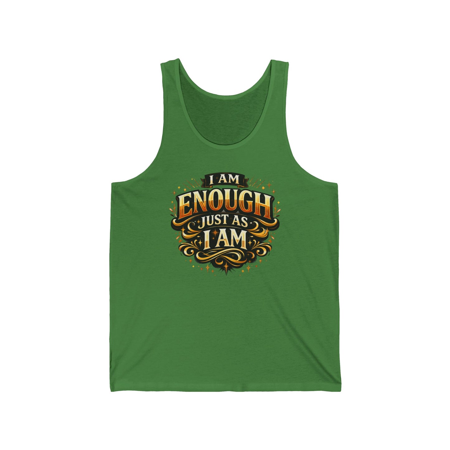 I Am Enough Just As I Am Tank — Affirmation Sleeveless Top