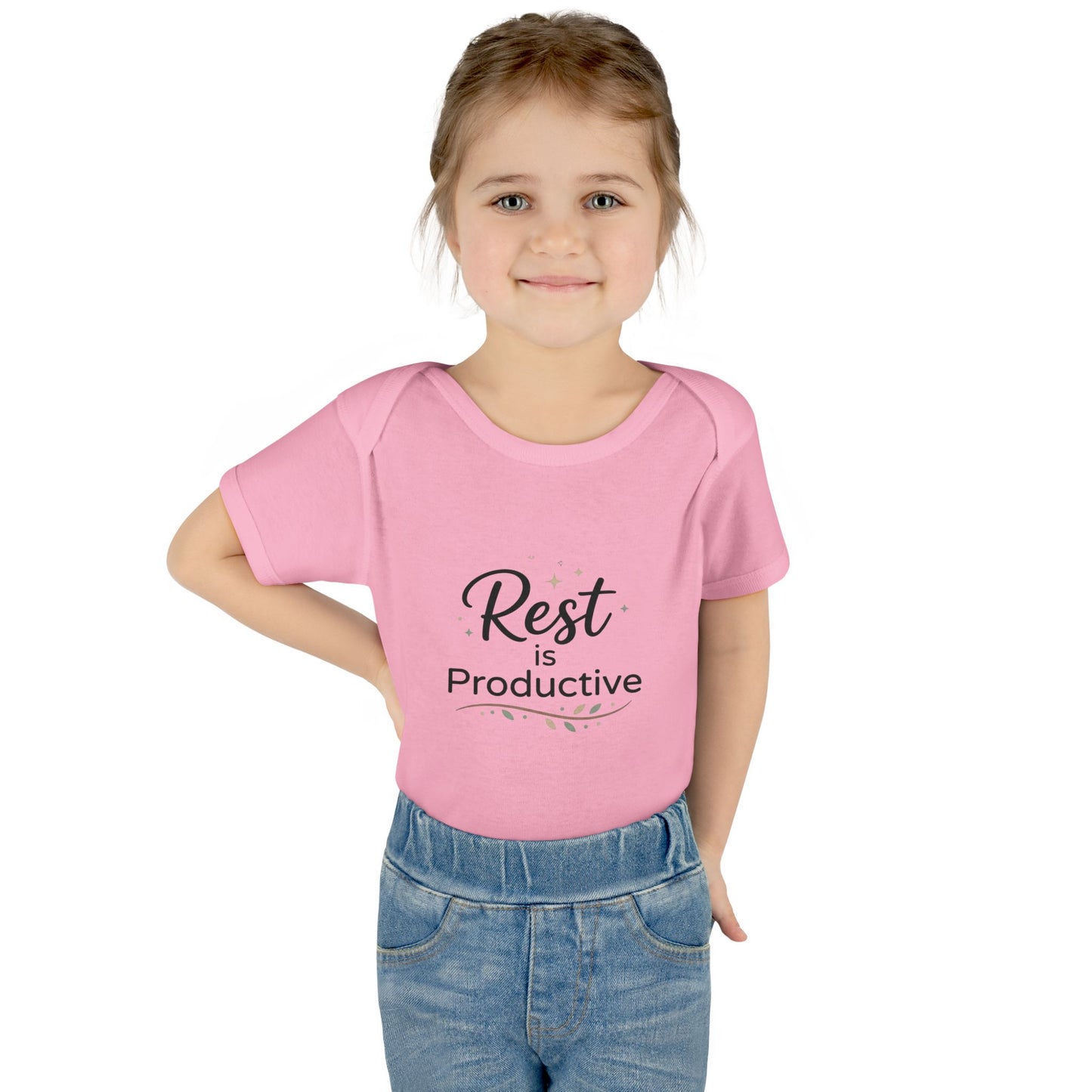 Baby-Body "Rest is Productive" – Baby-Strampler, niedliches, positives Geschenk für müde Babys