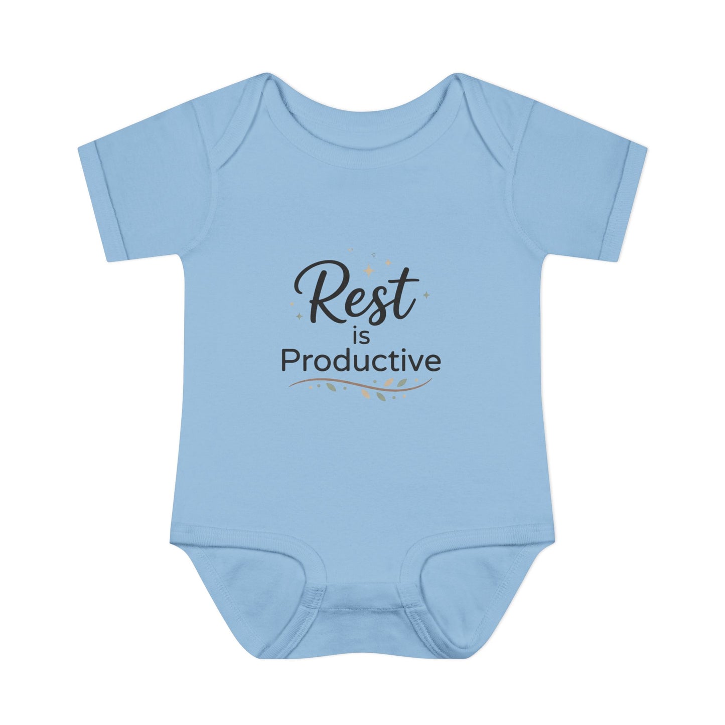 Baby-Body "Rest is Productive" – Baby-Strampler, niedliches, positives Geschenk für müde Babys