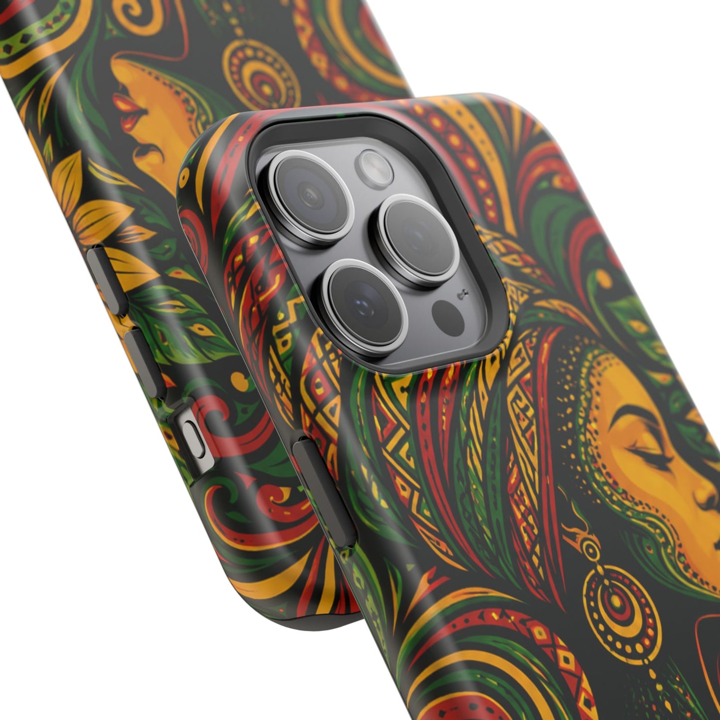 Afrocentric Rasta Woman Magnetic Impact-Resistant Phone Case