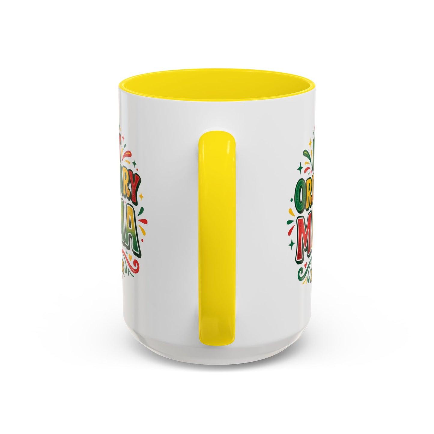 Accent Coffee Mug — "Not an ORDINARY MAMA" Ceramic Mom Coffee Cup (11/15 oz)