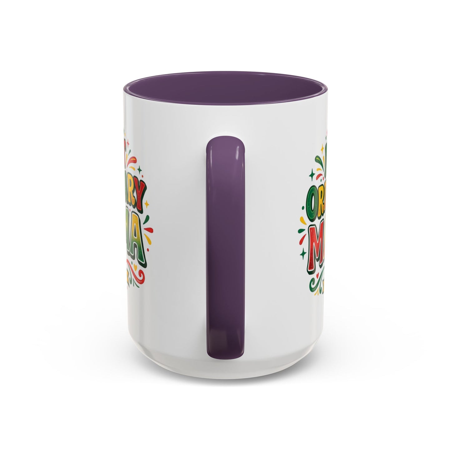 Accent Coffee Mug — "Not an ORDINARY MAMA" Ceramic Mom Coffee Cup (11/15 oz)