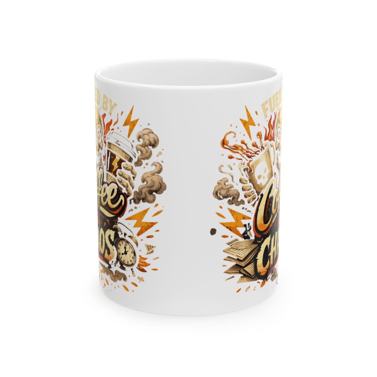 Fueled by Coffee and Chaos Mug