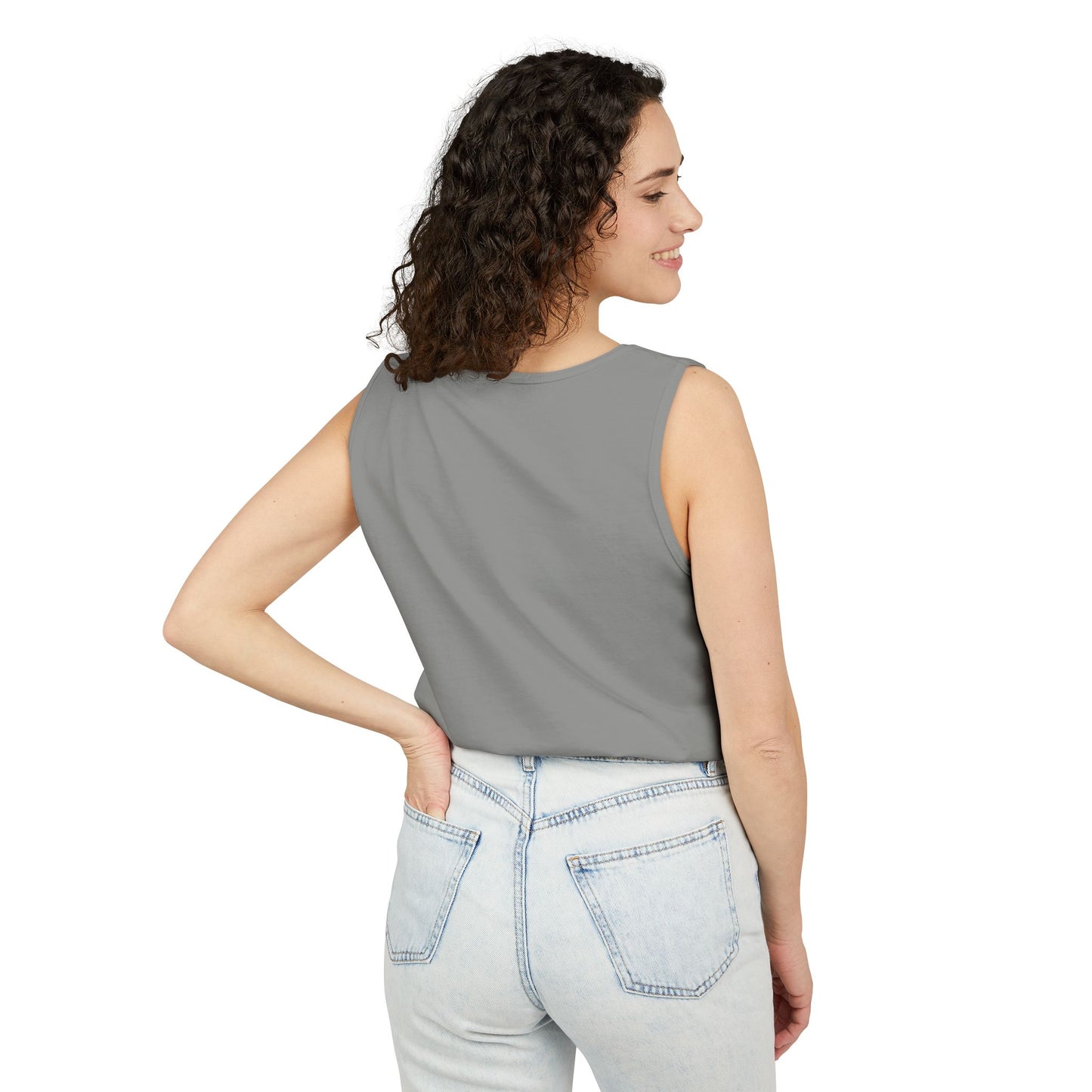 Not ORDINARY MAMA Tank Top — Garment-Dyed Casual Mom Tank