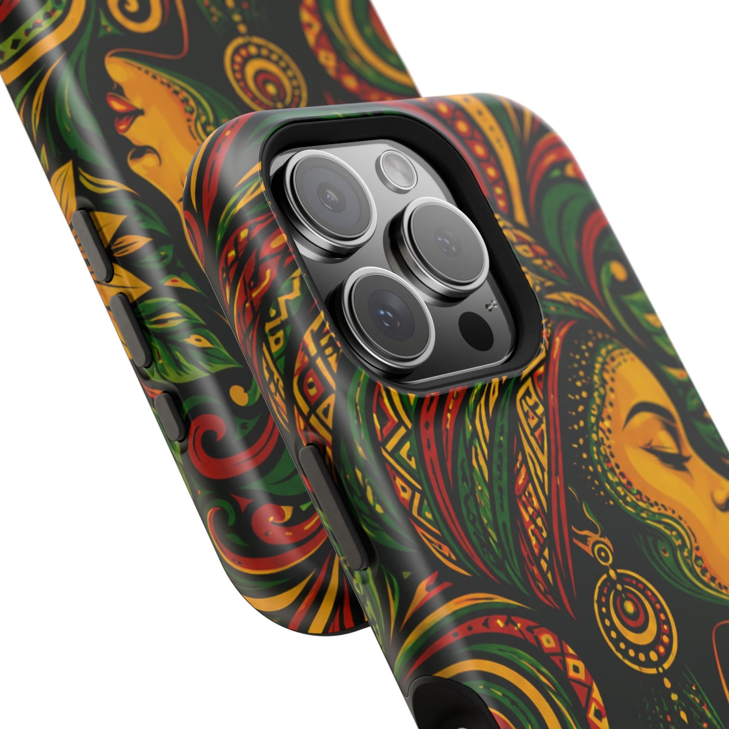 Afrocentric Rasta Woman Magnetic Impact-Resistant Phone Case