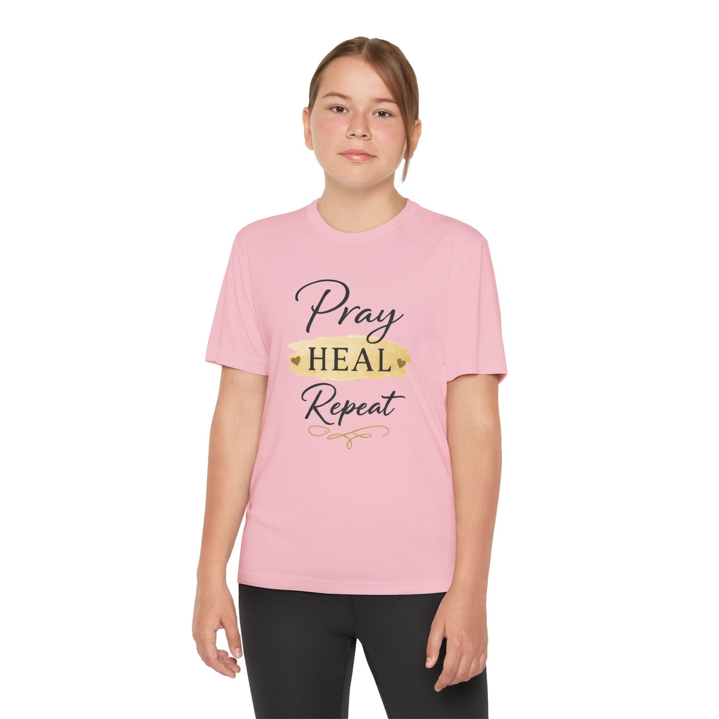 Beten Heilen Wiederholen T-Shirt für Jugendliche