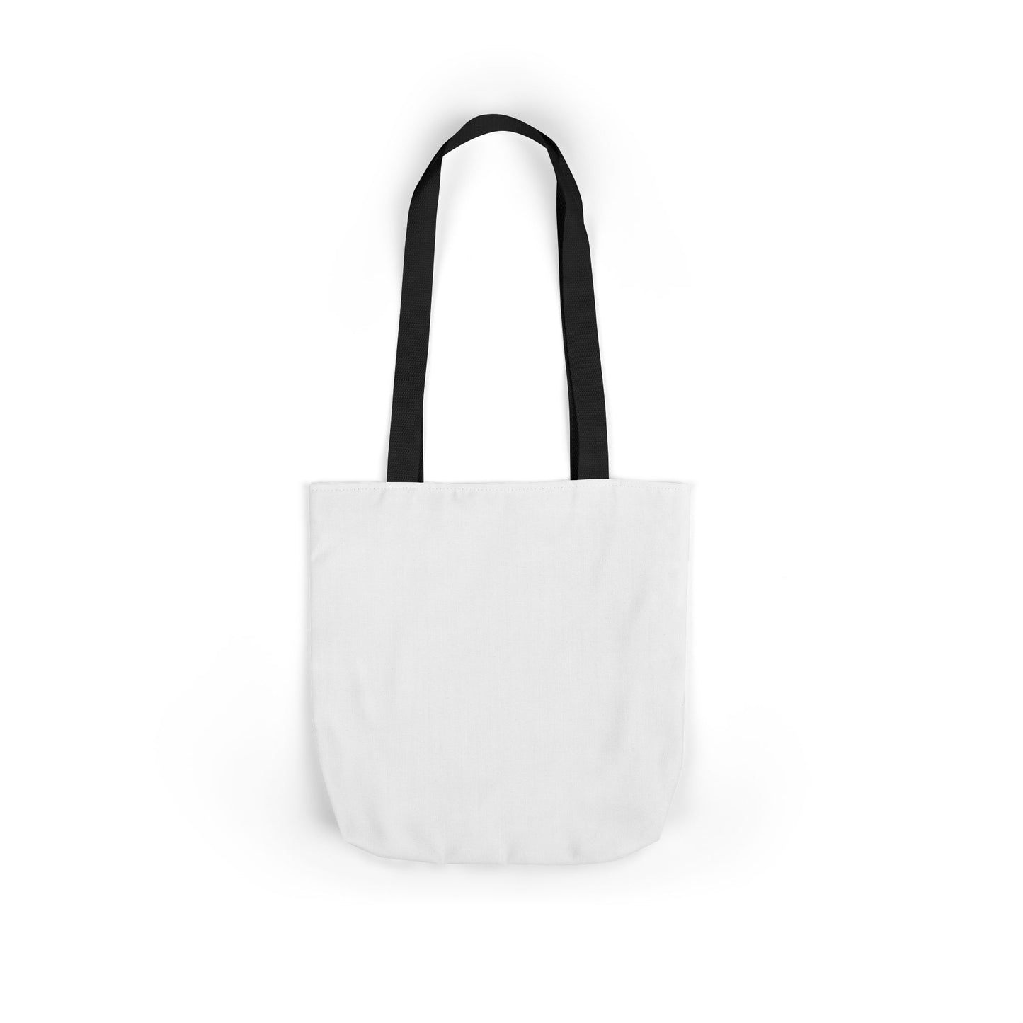 LESS TALK MORE ACTION Canvas Tote Bag — Motivational Everyday Shopper
