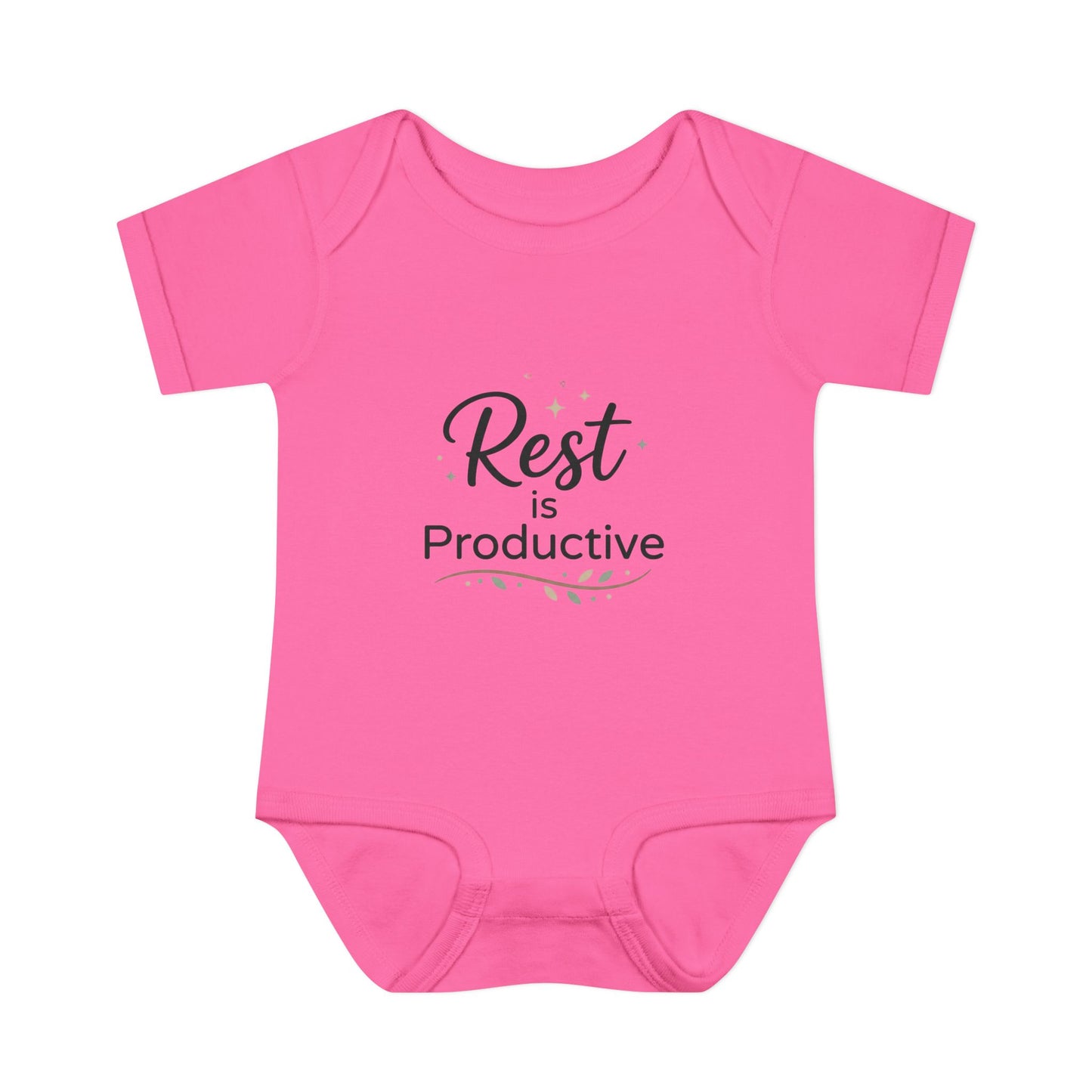 Baby-Body "Rest is Productive" – Baby-Strampler, niedliches, positives Geschenk für müde Babys