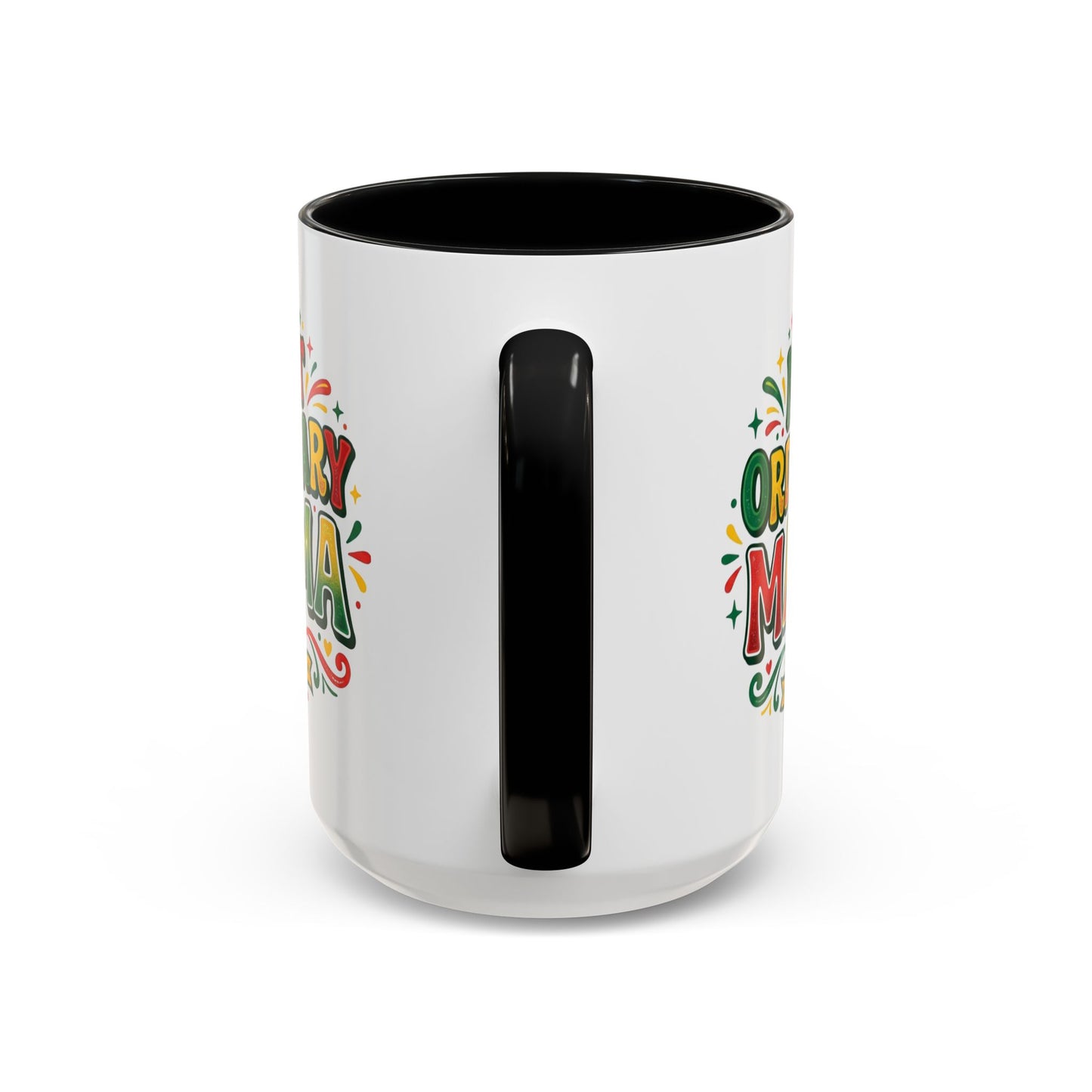 Accent Coffee Mug — "Not an ORDINARY MAMA" Ceramic Mom Coffee Cup (11/15 oz)