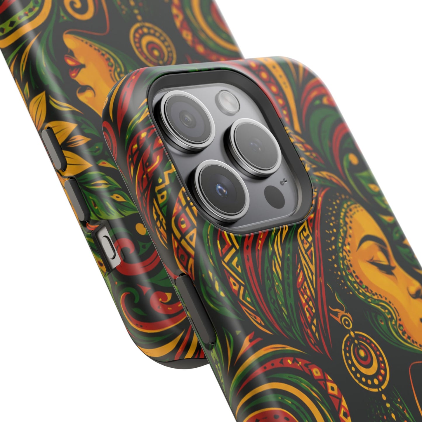 Afrocentric Rasta Woman Magnetic Impact-Resistant Phone Case