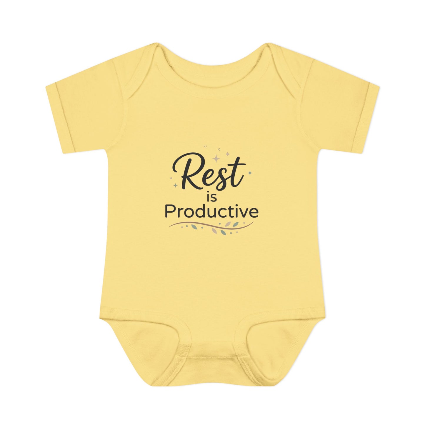 Baby-Body "Rest is Productive" – Baby-Strampler, niedliches, positives Geschenk für müde Babys