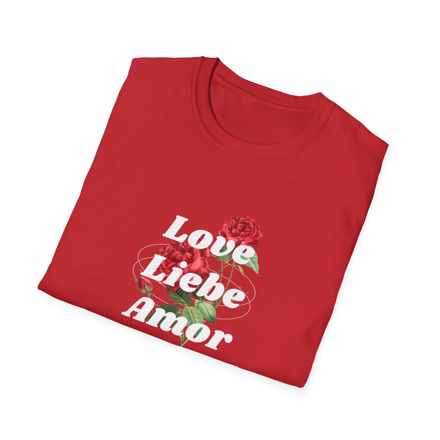 LOVE LIEBE AMOR T-Shirt — Trilingual Love Graphic Tee