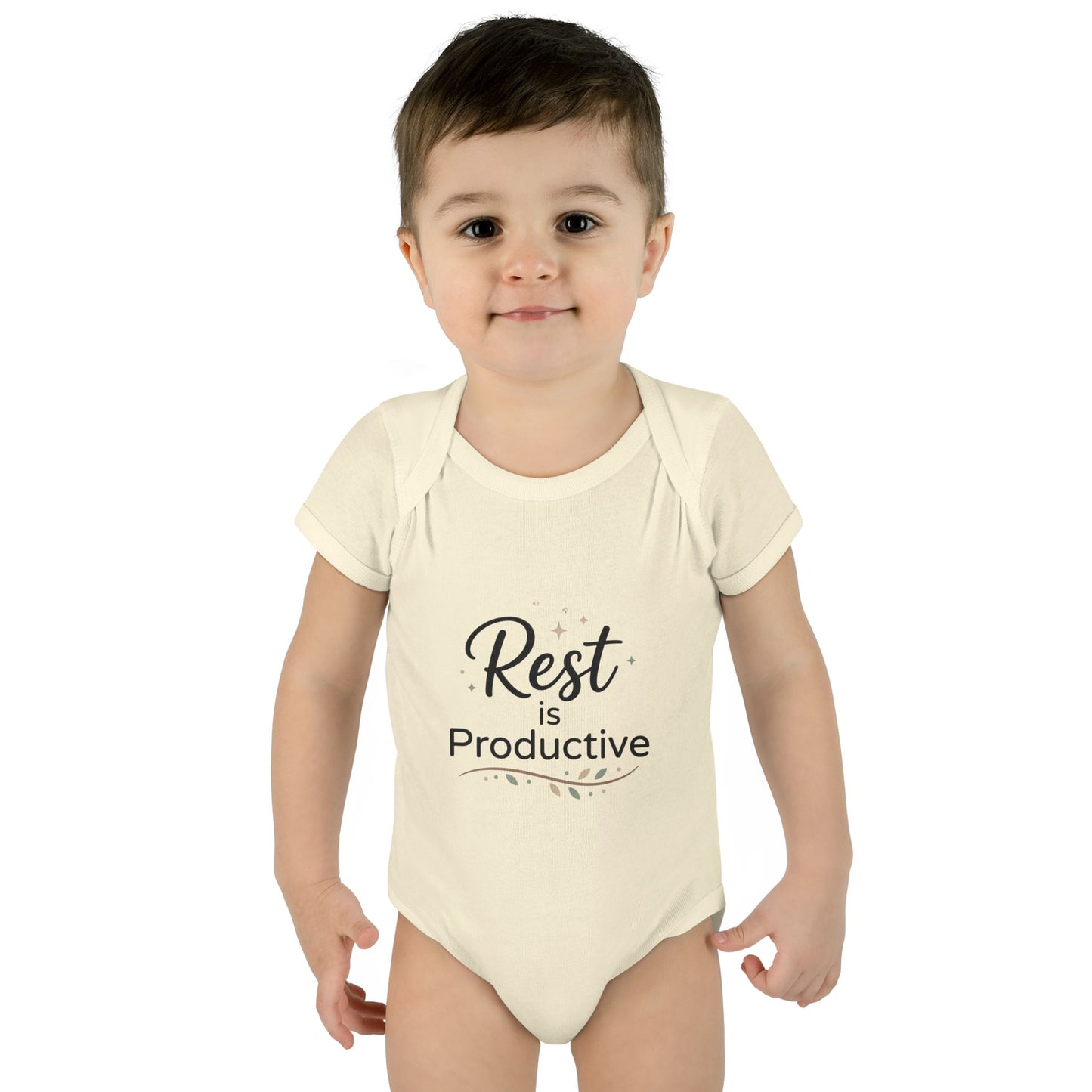 Baby-Body "Rest is Productive" – Baby-Strampler, niedliches, positives Geschenk für müde Babys