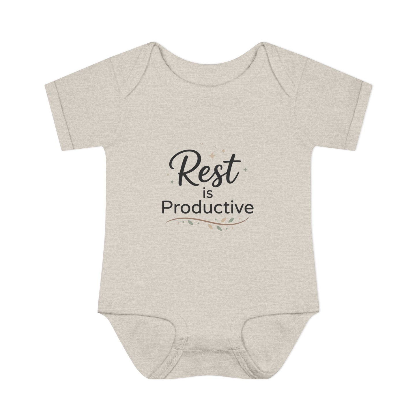 Baby-Body "Rest is Productive" – Baby-Strampler, niedliches, positives Geschenk für müde Babys