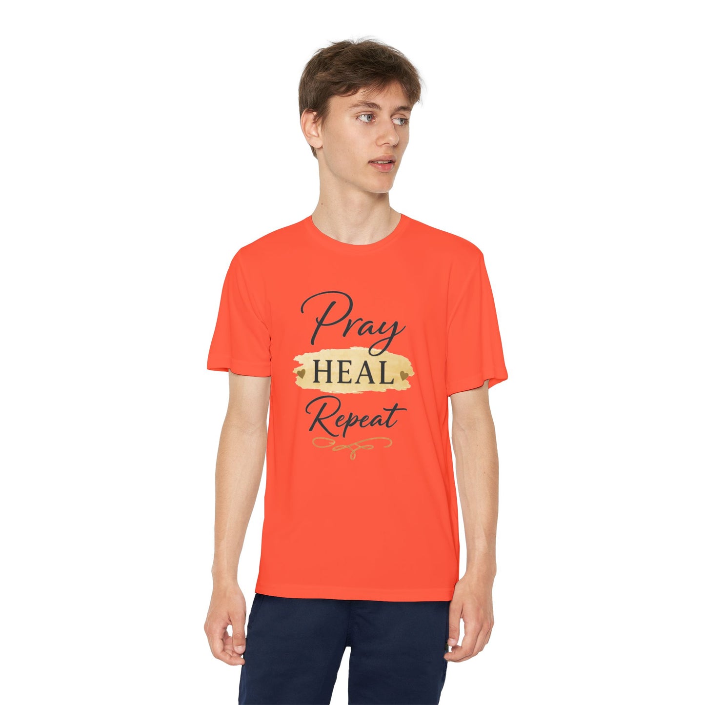 Beten Heilen Wiederholen T-Shirt für Jugendliche