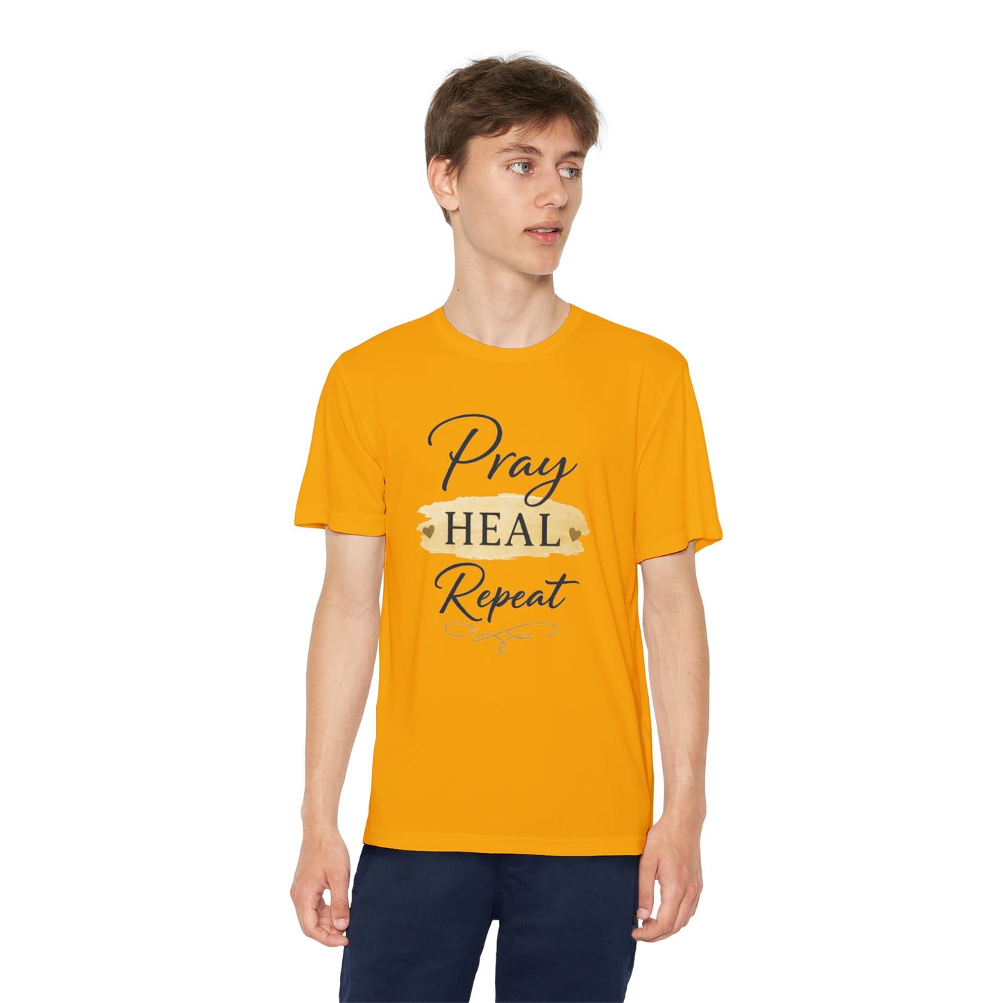 Beten Heilen Wiederholen T-Shirt für Jugendliche